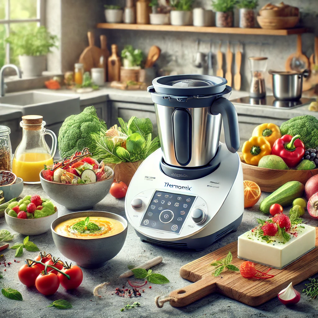 Thermomix z potrawami
